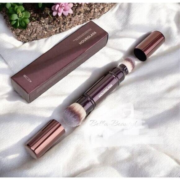 New Hourglass Retractable Double-Ended Complexion Brush NEW - Picture 2 of 9